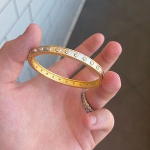 Sterling Silver bracelet gold plated